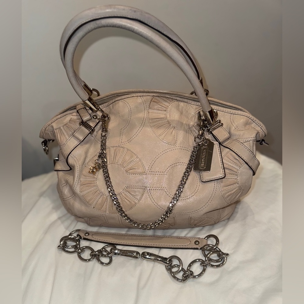 COACH MONOGRAM SHOULDER BAG - Picture 6 of 16